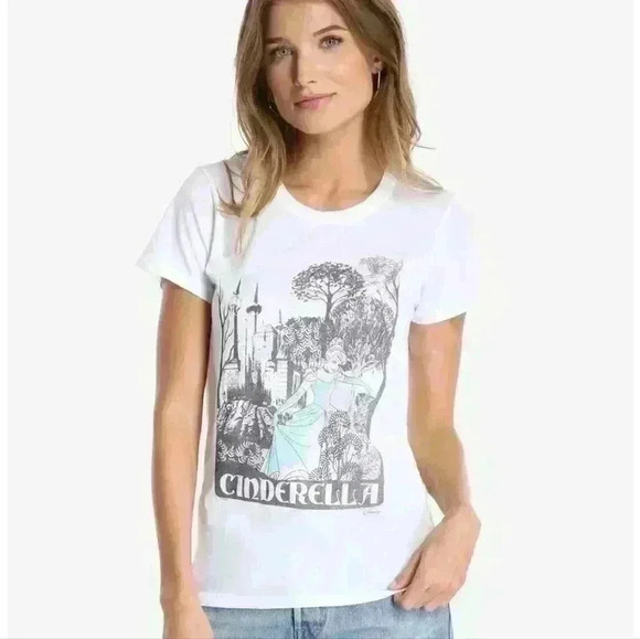 Junk Food Clothing Tops - Junk Food Cinderella Tshirt